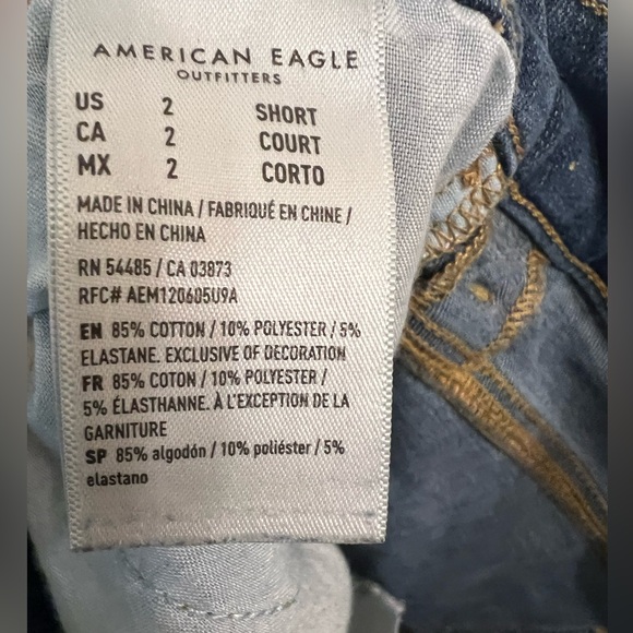 American Eagle Outfitters Dark Blue Skinny Jeans - Picture 3 of 4